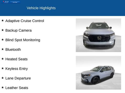 Used 2025 Honda Pilot Black Edition image 2
