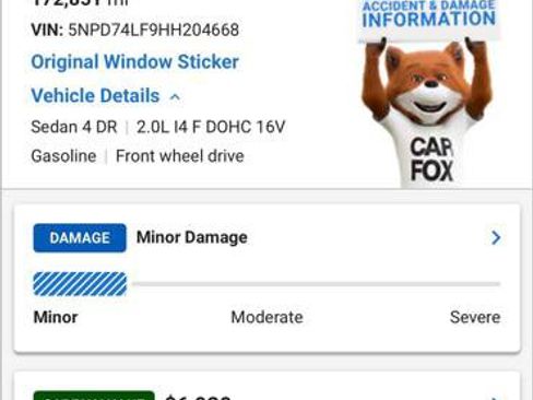 Used 2017 Hyundai Elantra SE FWD image 1