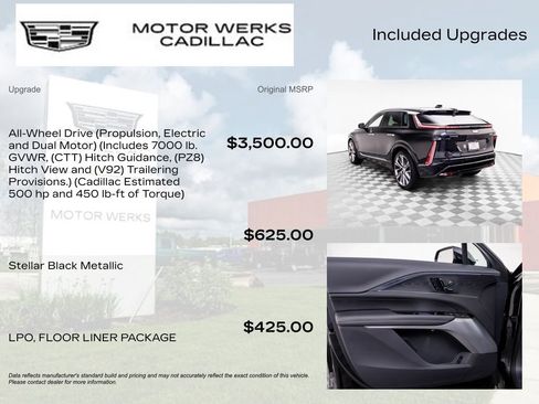 Certified 2025 Cadillac Lyriq Luxury w/ LPO, Floor Liner Package image 9