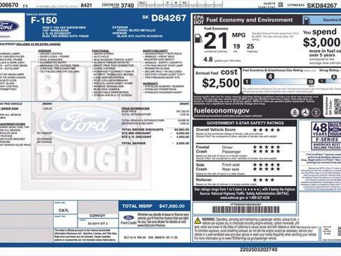 Used 2025 Ford F150 STX w/ Equipment Group 200A RWD image 2