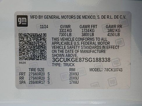 Used 2025 Chevrolet Silverado 1500 LTZ w/ Max Trailering Package AWD/4WD image 76