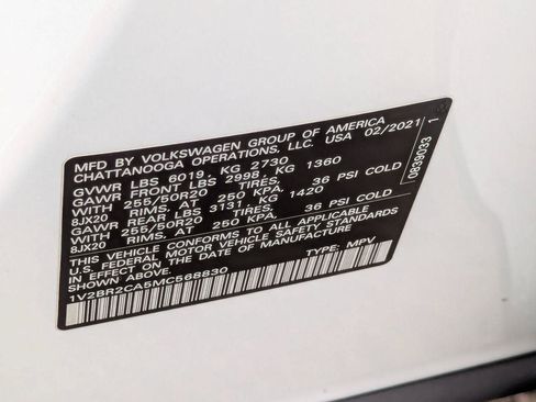Used 2021 Volkswagen Atlas SEL AWD/4WD image 43