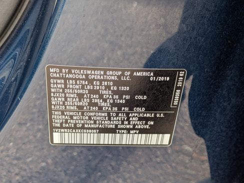 Used 2019 Volkswagen Atlas SE w/ Towing Package image 34