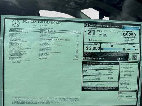 New 2026 Mercedes-Benz GLS 450 4MATIC image 19