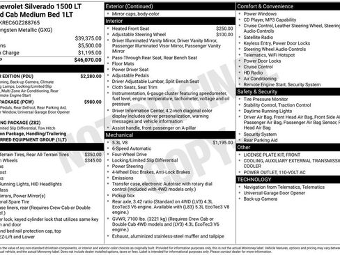 Certified 2016 Chevrolet Silverado 1500 LT w/ All Star Edition AWD/4WD image 4