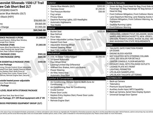 Certified 2024 Chevrolet Silverado 1500 LT Trail Boss w/ Convenience Package II image 42