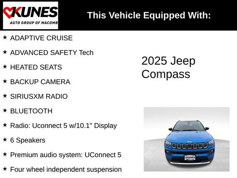 Used 2025 Jeep Compass Limited AWD/4WD image 3