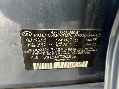 Used 2016 Hyundai Sonata SE FWD image 27