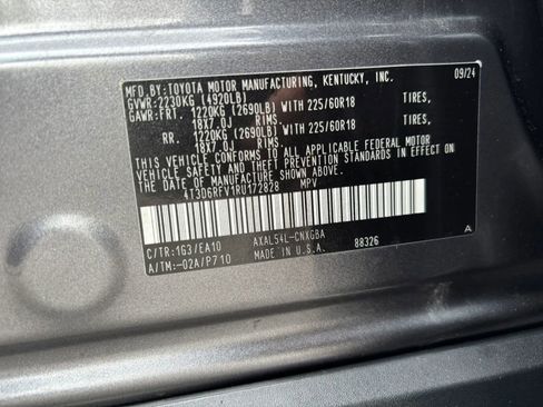 Used 2024 Toyota RAV4 Limited w/ Weather Package image 28