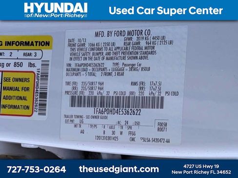 Used 2014 Ford Fusion SE FWD image 34