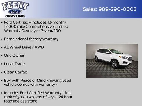 Used 2023 Ford Edge SEL w/ Convenience Package AWD/4WD image 4