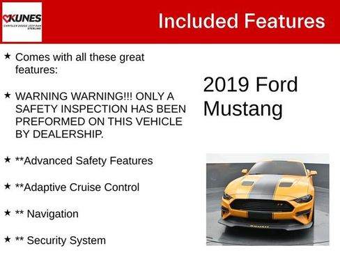 Used 2019 Ford Mustang GT Premium w/ GT Performance Package image 4