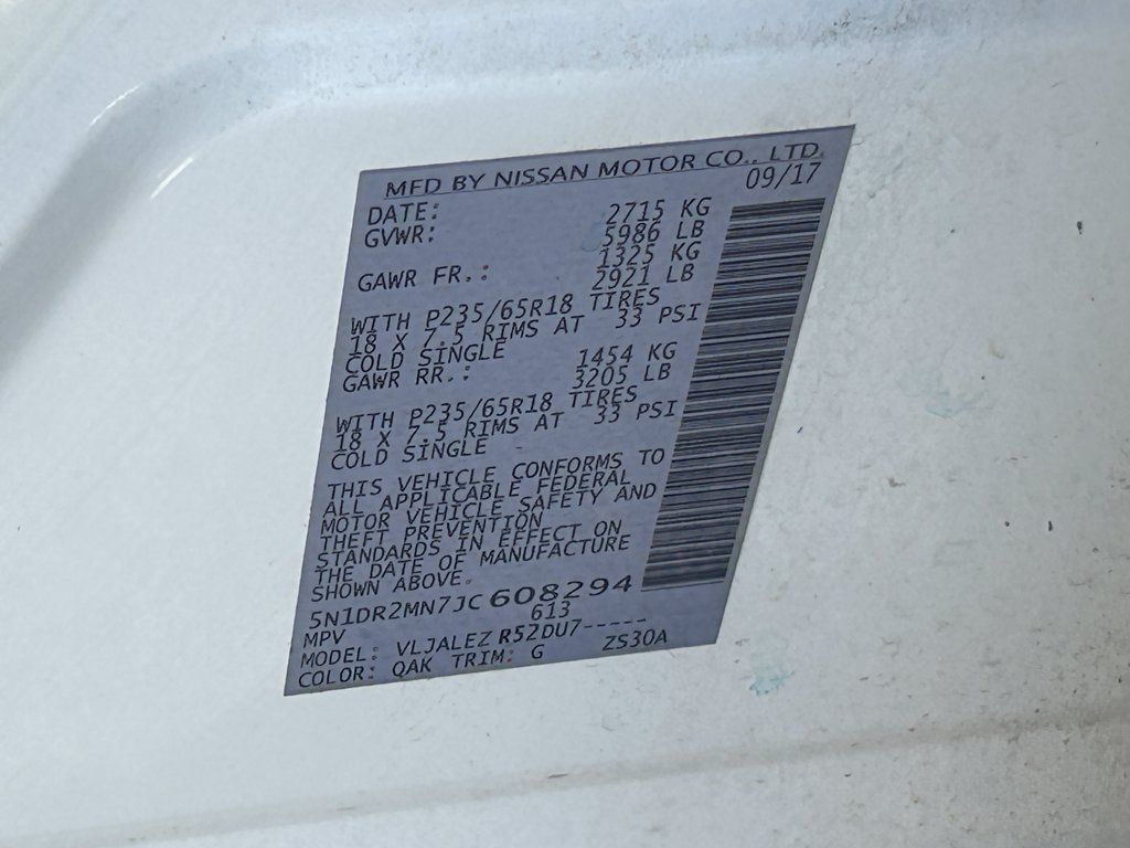 Used 2018 Nissan Pathfinder SV FWD image 39