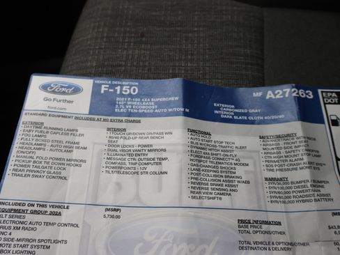 Used 2021 Ford F150 XLT w/ Equipment Group 302A High image 56