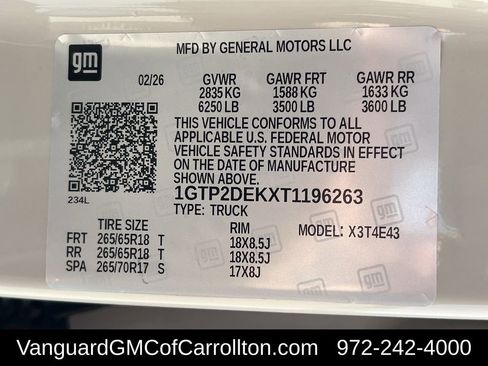 New 2026 GMC Canyon AT4 AWD/4WD image 24