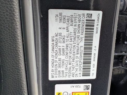 Used 2025 Honda Civic Sport image 24