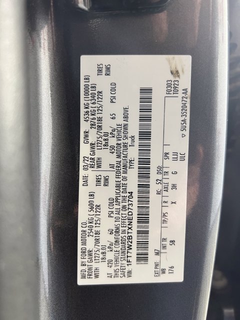 Used 2022 Ford F250 Lariat w/ Lariat Value Package AWD/4WD image 27