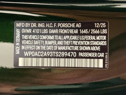 Certified 2026 Porsche 911 GT3 RWD image 34