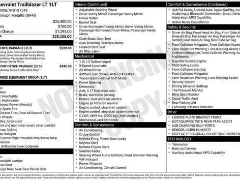 Used 2023 Chevrolet TrailBlazer LT w/ Convenience Package AWD/4WD image 5