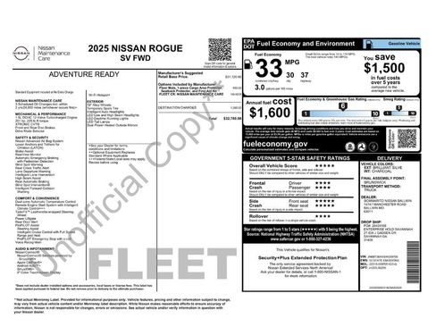 Certified 2025 Nissan Rogue SV FWD image 44