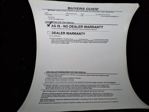 Used 2024 RAM 5500 SLT w/ Quick Order Package 27G SLT image 28