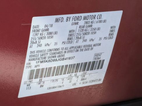 Used 2018 Ford Explorer XLT w/ Equipment Group 202A image 33