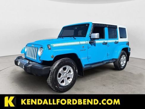 Used 2017 Jeep Wrangler Unlimited Sahara w/ Quick Order Package 24E Chief AWD/4WD image 1