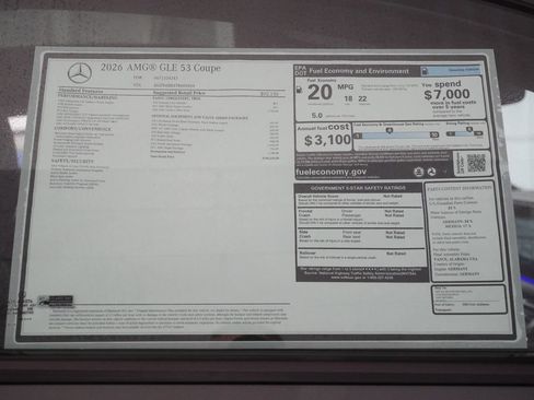New 2026 Mercedes-Benz GLE 53 AMG 4MATIC Coupe image 39