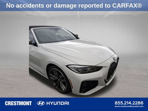 Used 2021 BMW M440i Convertible w/ Premium Package RWD image 1