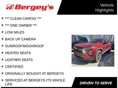 Used 2025 Chevrolet Trax RS w/ Sunroof Package image 4