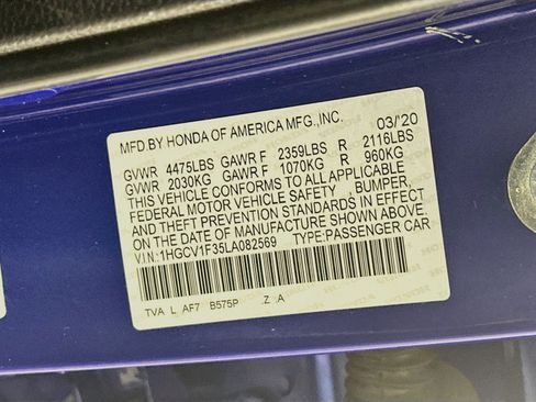 Used 2020 Honda Accord Sport image 12