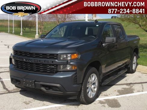 Used 2021 Chevrolet Silverado 1500 Custom w/ LPO, Dark Essentials Package image 1