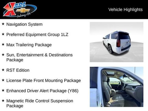 Certified 2020 Chevrolet Tahoe Premier w/ RST Edition AWD/4WD image 2