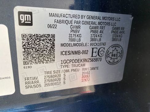 Used 2022 Chevrolet Silverado 1500 LT w/ Protection Package image 33