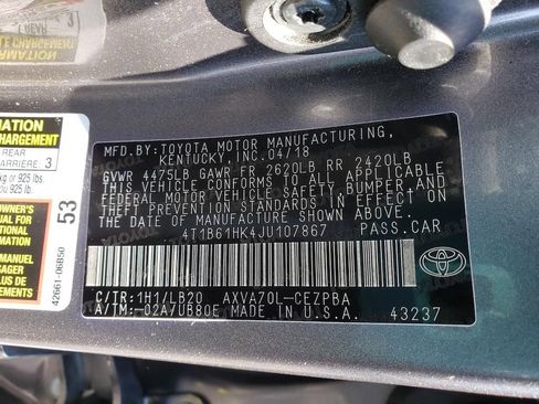 Used 2018 Toyota Camry XSE w/ Audio Package image 35