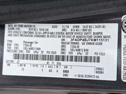 Used 2019 Ford Fiesta SE FWD image 22