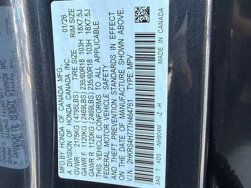 Certified 2026 Honda CR-V EX-L image 30