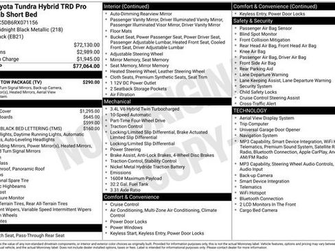 Used 2024 Toyota Tundra TRD Pro w/ TRD Pro Tow Package AWD/4WD image 29