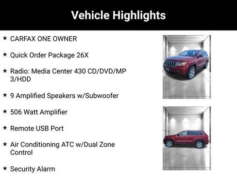 Used 2011 Jeep Grand Cherokee Laredo AWD/4WD image 2