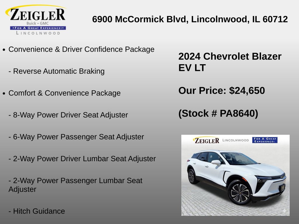Certified 2024 Chevrolet Blazer EV LT AWD/4WD image 12
