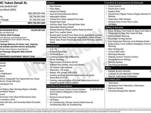 Used 2017 GMC Yukon XL Denali w/ Open Road Package image 16