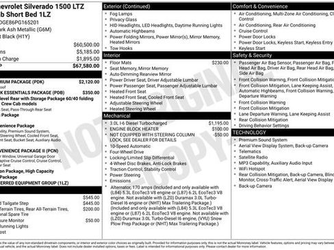 Used 2023 Chevrolet Silverado 1500 LTZ w/ LTZ Premium Package AWD/4WD image 4