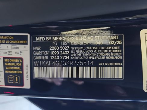 Certified 2025 Mercedes-Benz C 300 Sedan image 38