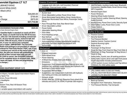 Used 2014 Chevrolet Equinox LT w/ Driver Convenience Package FWD image 19