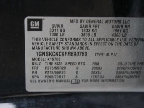 Used 2015 Chevrolet Tahoe LTZ image 12