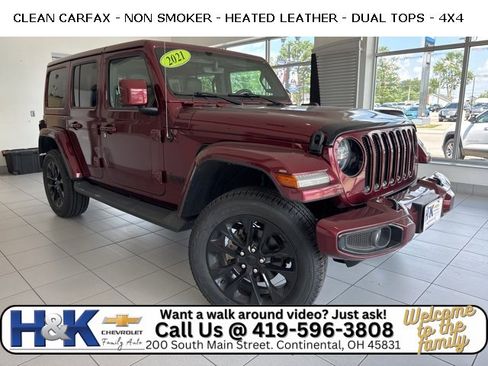 Used 2021 Jeep Wrangler Unlimited Sahara image 1