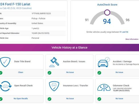 Used 2024 Ford F150 Lariat w/ Bed Utility Package image 2