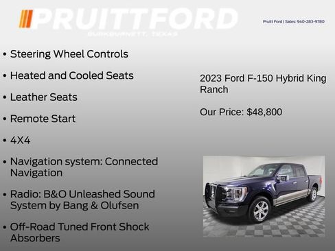 Used 2023 Ford F150 King Ranch w/ Equipment Group 601A High AWD/4WD image 25