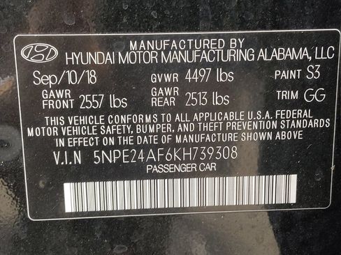 Used 2019 Hyundai Sonata SE FWD image 33