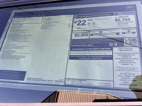 New 2026 Land Rover Range Rover Evoque S image 18